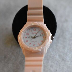 CNBRO Nurses Waterproof Sports Pink Silicone Band New Battery Like New Watch